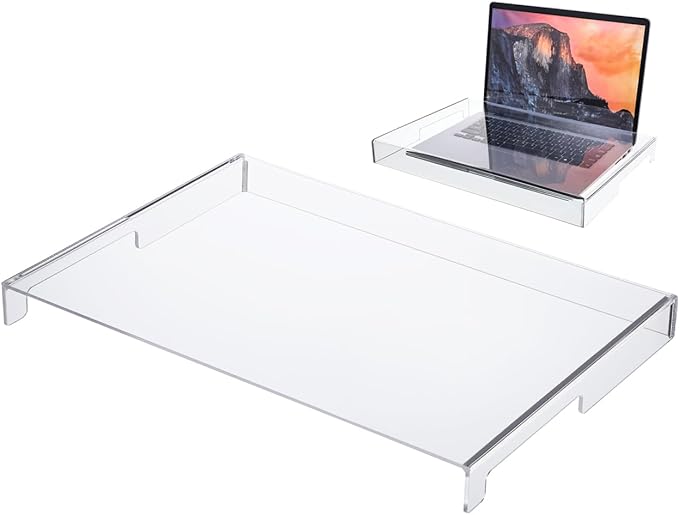 NOLITOY Acrylic Keyboard Dust Cover Waterproof Transparent Keyboard Protector for Laptop and Desktop Keyboards Durable Protective Case to Prevent Dust and Spills
