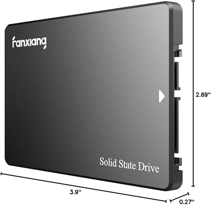 S101 4TB SSD SATA III 6Gb/s 2.5" Internal Solid State Drive, Read Speed up to 550MB/sec, 3D NAND SLC Cache for Laptop and PC Desktops(Black)