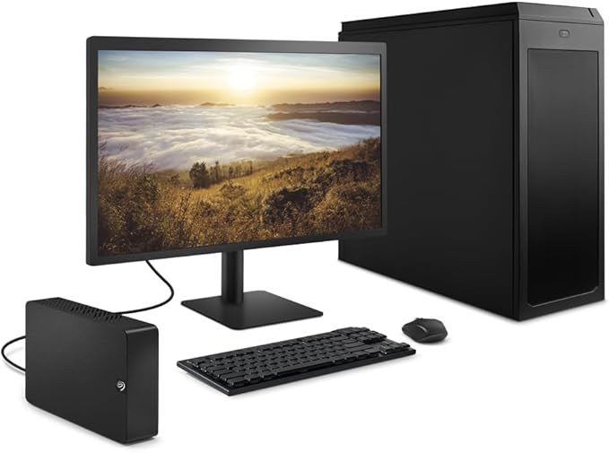 Seagate Expansion 12TB External Hard Drive HDD - USB 3.0, with Rescue Data Recovery Services (STKP12000400)