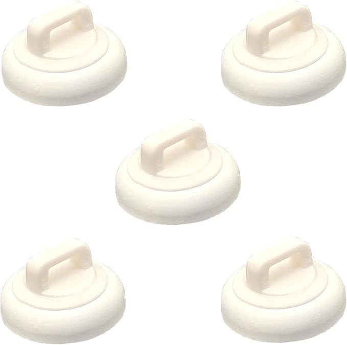 Magnetic Cable Zip Tie Mounts Clips Multipurpose Zip Ties Mount Base Holder Black Wire Cable Holder Mount Wire Clips Management for Home Office Marine Electrical Wiring (White, 5 Piece)