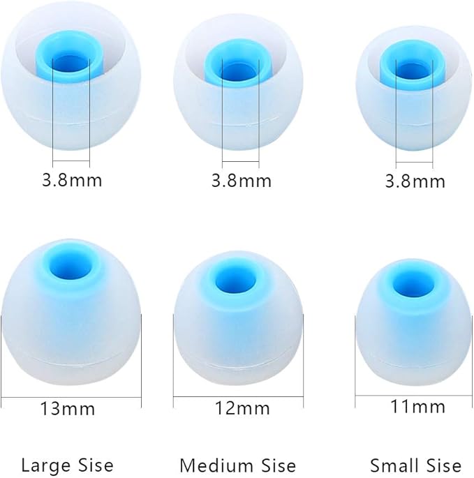 Brandless Earbud Tips Earbuds Replacement Tips Ear Tips Earbuds Eartips Eargels 9 Pairs SML