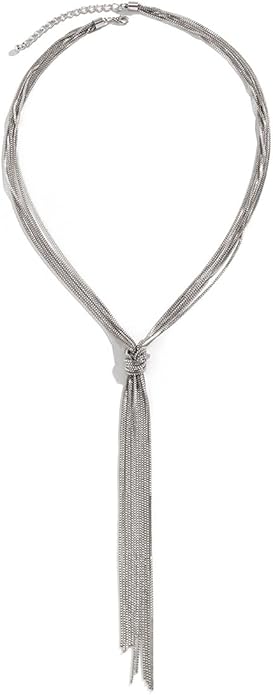 PLOUTOS Chunky Gold Knot Choker Necklace for Women Adjustable Double Snake Chain Design Bold Statement Fashion Jewelry Accessory For Party Daily Wear Gift