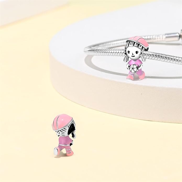 LIGHTDOG 925 Sterling Silver Charm fits Pandora Charm Bracelet Necklaces Pendant Bead Charms Jewelry Gift for Women Family Friends