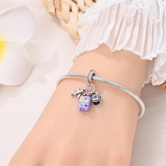 925 sterling silver bracelet necklace pendant, women's jewelry, a charming pendant suitable for matching the original bracelet, perfect for parties, birthdays, and as a jewelry gift
