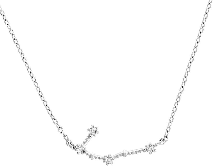PAVOI 14K Gold Plated Astrology Constellation Horoscope Zodiac Necklace 16-18"
