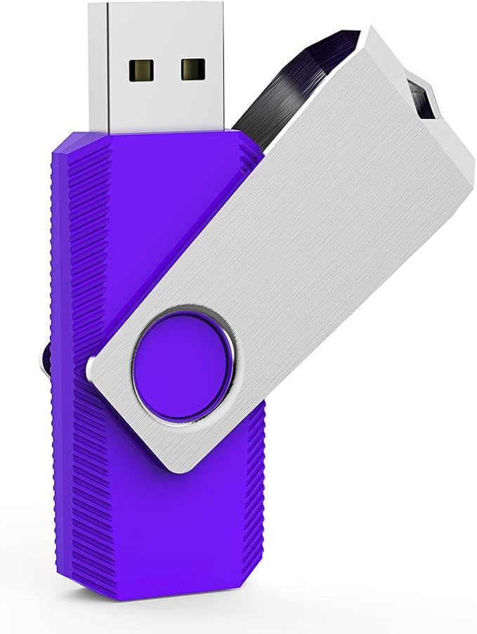 Aiibe 5 Pack 16GB USB Flash Drive 16 GB Flash Drive USB 2.0 Thumb Drive Pack Reliable Flash Disk Memory Stick USB Drives with Led Light (16G, 5 Colors: Black Red Cyan Green Purple)