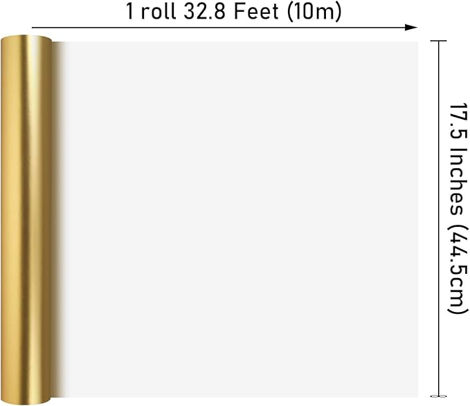 NESCCI Matte Metal Wrapping Paper, Solid Color Paper-2 Roll,17 Inches X 32.8 Feet Per Roll,Gift Wrapping Paper,Perfect for Wedding,Valentine's Day, Birthday,Baby Shower