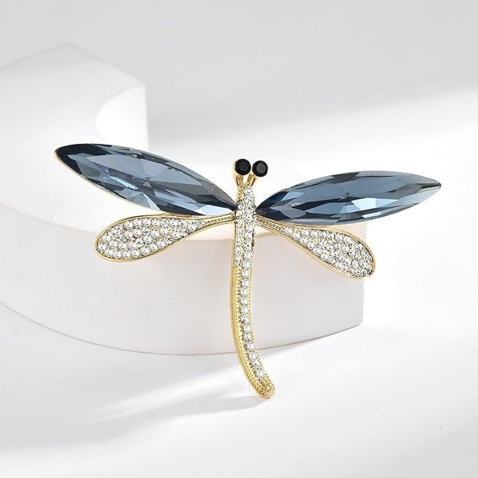 Animal Brooch for Women Rhinestone Brooch Pin 18k Gold Plated Animal Lapel Pin Fashion Jewelry Gift for Mom Wife