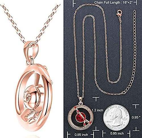 Leafael "Superstar Zodiac Constellation Pendant Necklace Made with Premium Crystal Horoscope Jewelry, Gold or Rose Gold Plated, 18"+ 2"