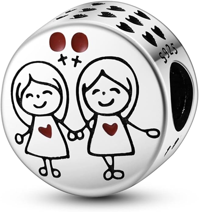 MULA 925 Sterling Silver Charms for Bracelets and Necklaces Family Letters Dangle Pendants Airplane Travel Beads Family Tree Jewelry Charms for Women