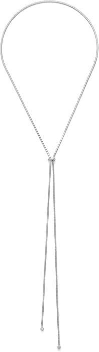 Gold Silver Necklace for Women Y Chain Adjustable Gold Long Necklaces Fashion Dainty Jewelry