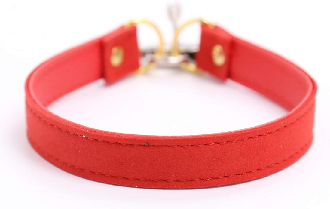 Succuba Padlock Collar Necklace Lolita Collar Cat Kitty Velvet Necklace