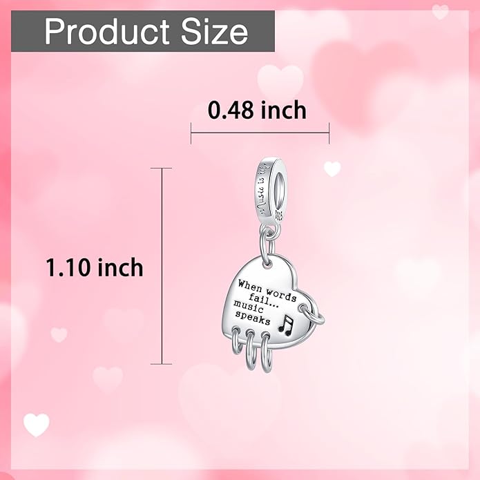 925 Sterling Silver Charms for Bracelets and Necklaces Charms for Women Fashion Jewelry for Women Friend and Mother