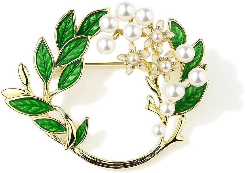 Nice You Helen Premium Crystal Flower Brooch Pin for Women – Vintage Rhinestone Jewelry Accessory, Elegant Gift-Ready Brooch for Dresses, Scarves & Special Occasions