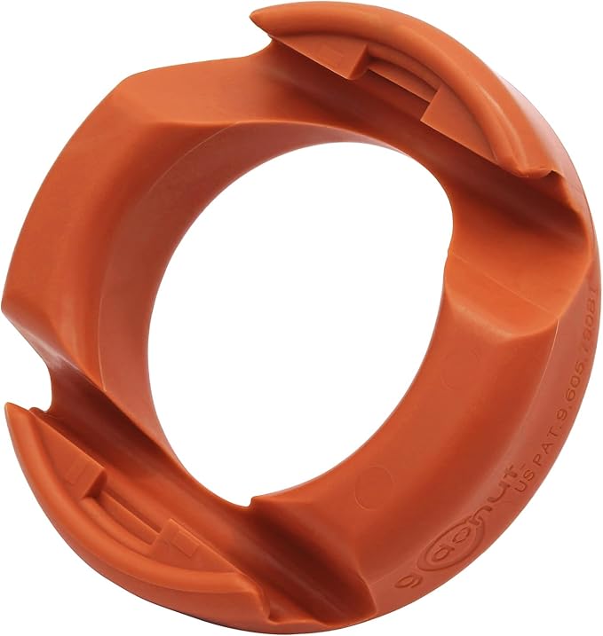 GoDonut – Phone Stand Original – Cell Phone Holder + Tablet Stand Desk Organizer – Compatible with Tablet, iPhone 16 15 14 Pro Max, Android & Most Smartphones - Orange