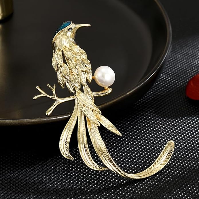 Animal Brooch for Women Rhinestone Brooch Pin 18k Gold Plated Animal Lapel Pin Fashion Jewelry Gift for Mom Wife