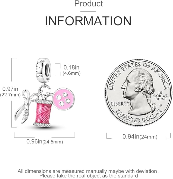 MULA 925 Sterling Silver Charms for Bracelets and Necklaces Airplane Passport Dangle Pendants Beads Butterfly Dragonfly Charms Jewelry Charm for Women