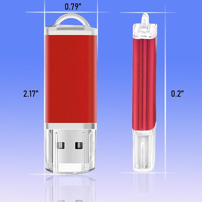USB Thumb Drive 1GB Flash Drive 50 Pack, Nicepicten Fat Memorias USB 2.0 Flash Drive Bulk 1GB Jump Drives Multiapck Memory Stick with 50PCS Lanyards (Mixcolor 50 Pack, 1 GB)