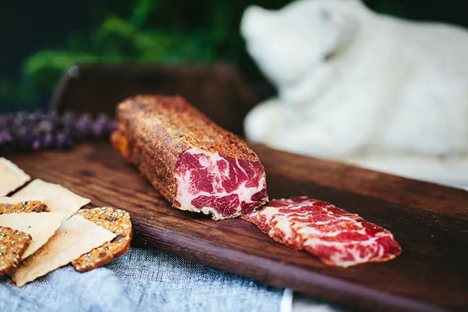 Authentic Italian Charcuterie Assortment with Meats, Cheeses, Crackers, Honey and Jam – A Taste of Italy Perfect for Any Occasion or for Gifting