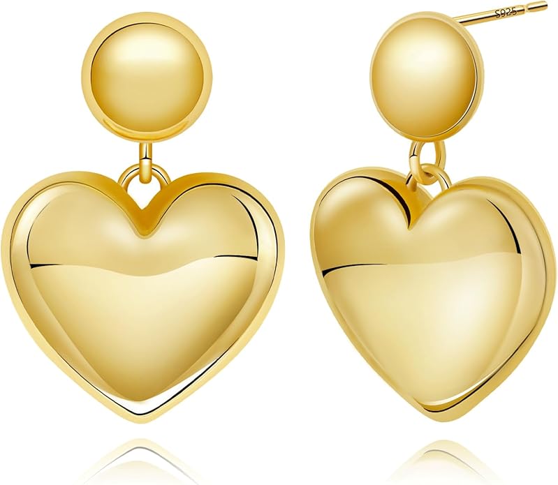 14K Gold Earring Cross Waterdrop Butterfly Heart Knot Earrings for Women Gold Silver Cross Leverback Drop Gold Silver Teardrop Hoop Dangle Earring White Gold Dangle Drop Earring