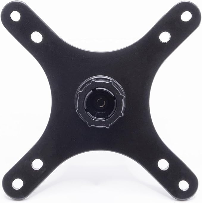 Kado Portable Monitor Stand Adapter Bracket Plate Tripod Black, Wall Mount Arm Mount 17mm Ball Head to 100x100mm 75x75mm Universal, Tripod Camera Stand for Desktop Monitor Portrait/Landscape Mode