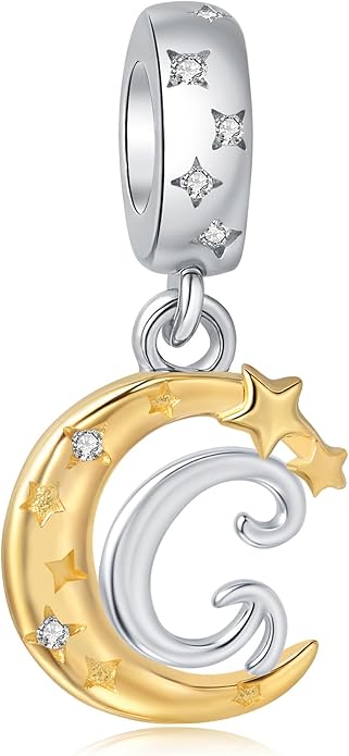 925 Sterling Silver Letter Charms fit Pandora Charms Bracelets fit Women Christmas Birthday Gift