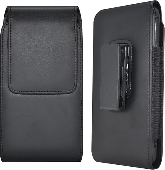 Galaxy S25 Ultra S24 S23 S22 S21 Note 20 Ultra Phone Holster Holder Phone Belt Clip Case PU Leather Pouch for Samsung Galaxy A03S A16 A15 A14 A13 A12 A23 A32 A35 A34 5G, Google Pixel 8 7 6 Pro