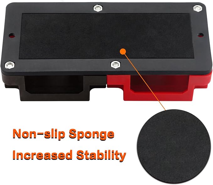 Heavy Duty 400A 12-48V Tin-Plated Copper Block Bus Bar 8xM10(3/8") Studs Independent Modular Positive Negative Ground Battery Junction Block Buss Bar for Solar System Marine Truck Boat
