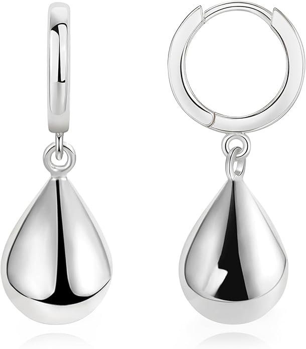 14K Gold Earring Cross Waterdrop Butterfly Heart Knot Earrings for Women Gold Silver Cross Leverback Drop Gold Silver Teardrop Hoop Dangle Earring White Gold Dangle Drop Earring
