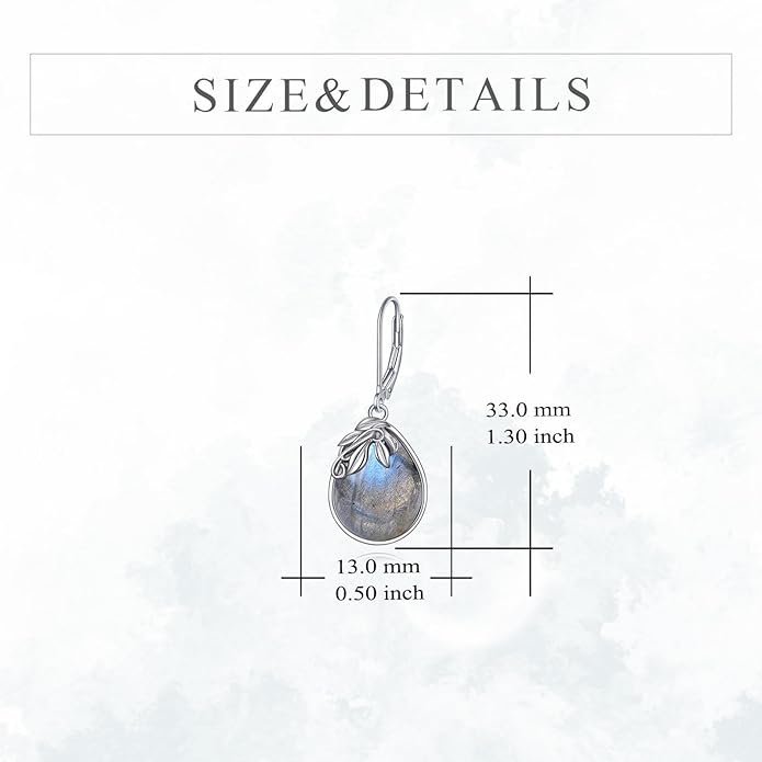 VONALA Flower Earrings for Women 925 Sterling Silver Rose/Lotus/Scottish Thistle/Tulip/Lilac/Mushroom/Pineapple Dangle Drop Earrings Flower Jewelry Gifts for Women Girls Birthday Gifts