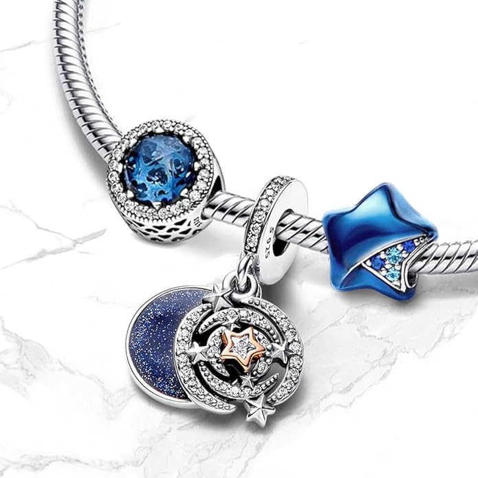 Family Mom Heart Charms 925 Sterling Silver Bead for Bracelets and Necklaces For Women Jewelry Present
