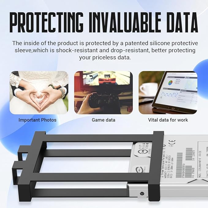 Portable External Hard Drive Storage Expansion Mobile HDD USB 3.0 for PC, Mac, Desktop, Laptop, PS4, PS5, Xbox One X/S, Xbox 360, Xbox Series X/S, Office & Game (Orange, 1TB)