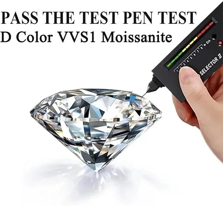 1 to 5 Carat Moissanite Ring Set S925/10K/14K/18K Gold, Princess Cut VVS1 Clarity D Color Moissanite Engagement Rings Set Luxury Bridal Jewelry Wedding Gifts for Women