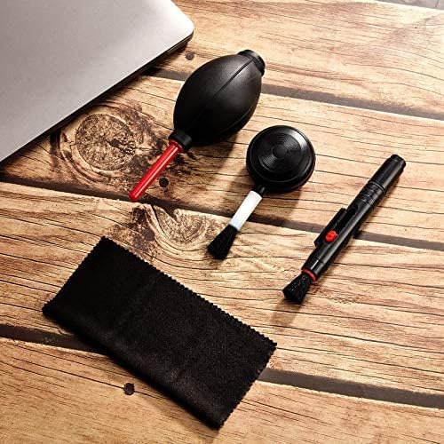 Patelai Camera Cleaning Kit Include Cleaning Pen Brush, Blower Brush Dust Cleaner, Air Blaster Blower Lens Cleaning Kit for Camera, SLR, Telescope, Magnifying Glass, Phone