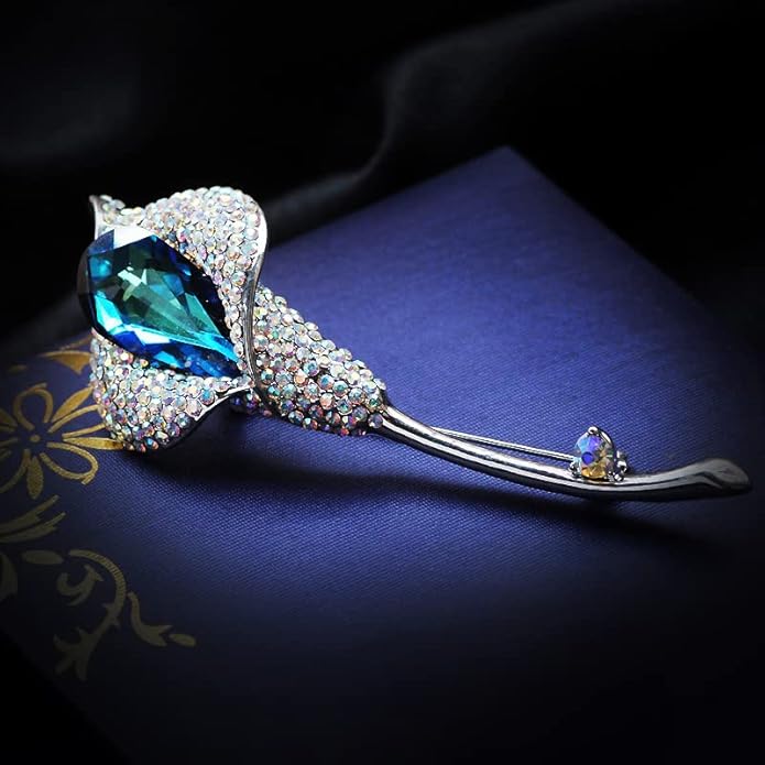 Brooch Pins For Women Fashion, Flower Brooches Jewelry For Women Floral Series Brooches And Pins Designer Lady's Costume