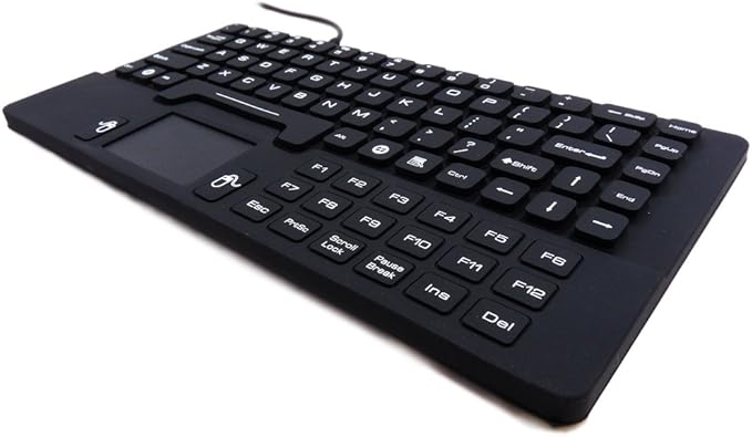 DSI Waterproof Mini Keyboard with Touchpad IP68 Washable Silicone KB-JH-IKB89