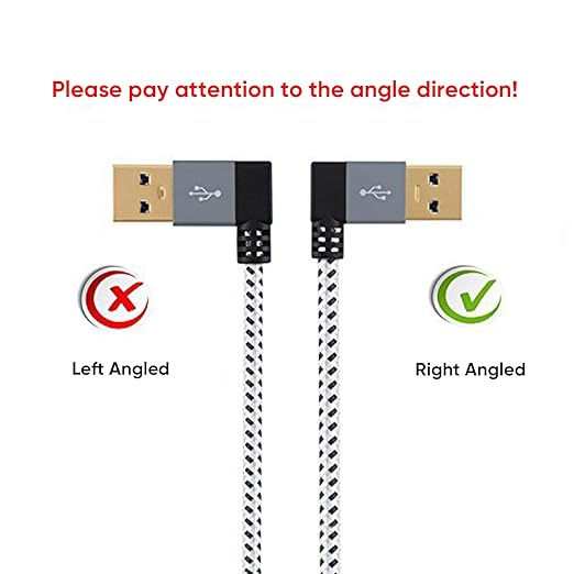 CableCreation Short USB 3.0 Extension Cable Right Angle 1FT, 90 Degree Male to Female Extender Cord for Flash Drives, Keyboard, Scanners, VR,PlayStation, 0.3M Space Grey