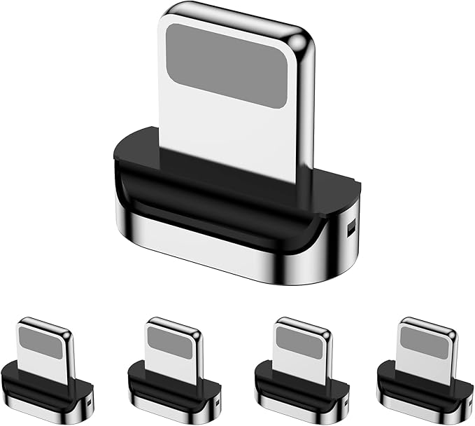 Magnetic Connector Tips Head for Iproduct Devices (5 Pack), only Compatible 3A Magnetic Charging Cable
