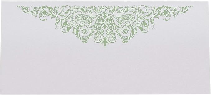 Paisley Printable Place Cards, Sage (Choose Color), Set of 60 (10 Sheets), Laser & Inkjet Printers - Wedding, Party, Dinner, and Special Events - Made in the USA