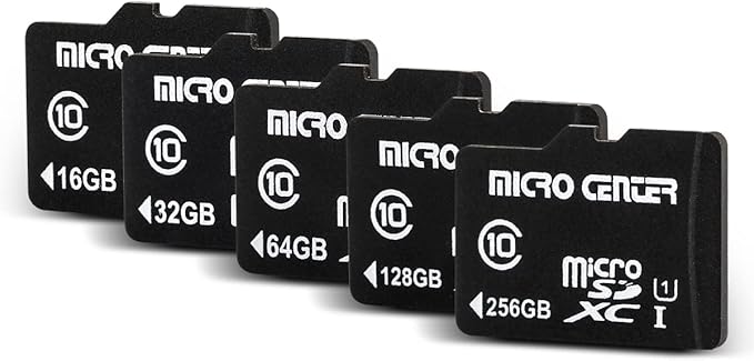 Micro Center 64GB Class 10 Micro SDXC Flash Memory Card 20 Pack with Adapter for Mobile Device Storage Phone, Tablet, Drone & Full HD Video Recording - 80MB/s UHS-I, C10, U1 (20 Pack)