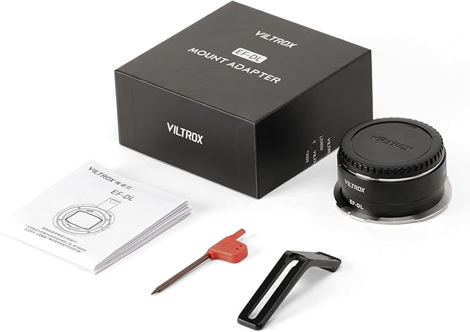 VILTROX EF-DL Lens Mount Adapter Auto Focus EF/EF-S Lens to DJI Ronin 4D Camera Lens Adapter Converter with USB Type-C Upgrade Compatible with Canon EF/EF-S Lens to DJI Ronin 4D Camera