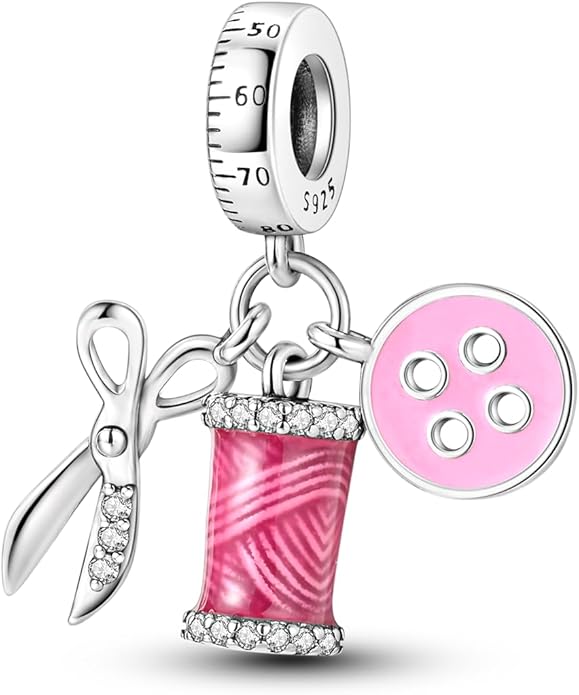 MULA 925 Sterling Silver Charms for Bracelets and Necklaces Airplane Passport Dangle Pendants Beads Butterfly Dragonfly Charms Jewelry Charm for Women