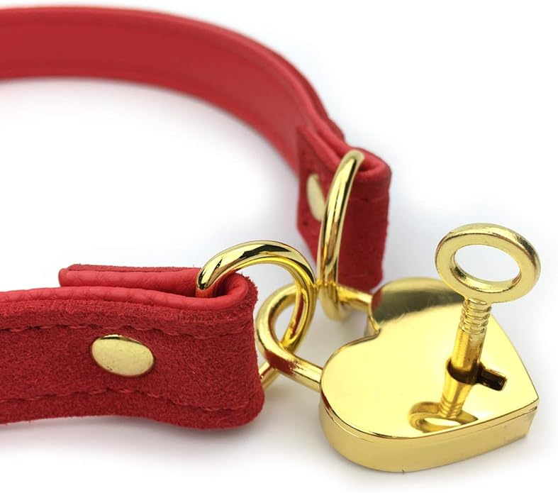 Succuba Padlock Collar Necklace Lolita Collar Cat Kitty Velvet Necklace