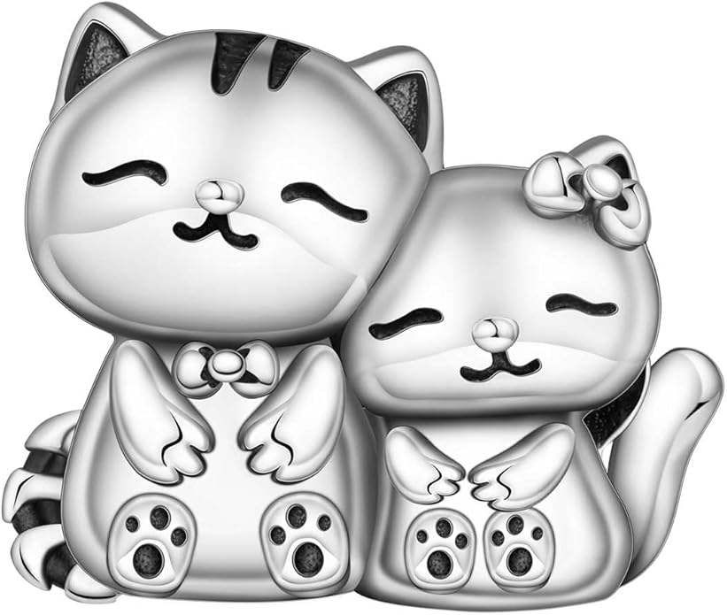 Cute Panda Animal 925 Sterling Silver Charms for Bracelets and Necklace Dangle Pendants Butterfly Elephant Dog Bead Jewelry Present for Women Family Friends