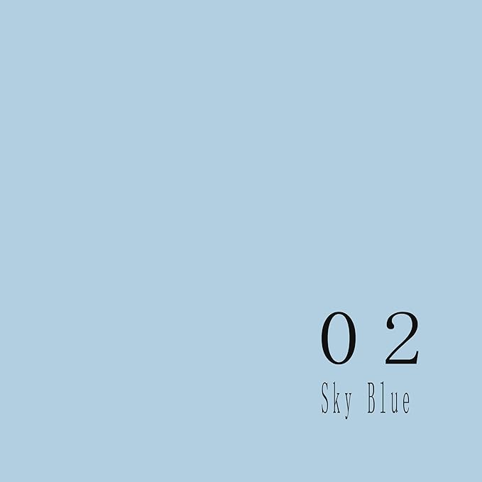 Huamei Seamless Photography Background Paper, Photo Backdrop Paper 107-Inches Wide x 36-Feet (Sky Blue)