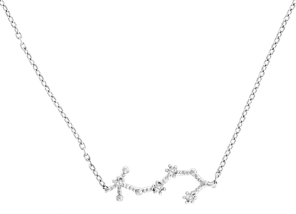 PAVOI 14K Gold Plated Astrology Constellation Horoscope Zodiac Necklace 16-18"