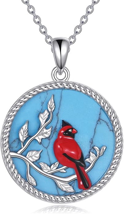 YFN 925 Sterling Silver Hummingbird/Cardinal/Cat Necklace for Women Animal Pendant with Adjustable 18"+2" Chain Jewelry Gift for Christmas, Valentine's Day, Mother's Day, Birthday-Gift Box Included