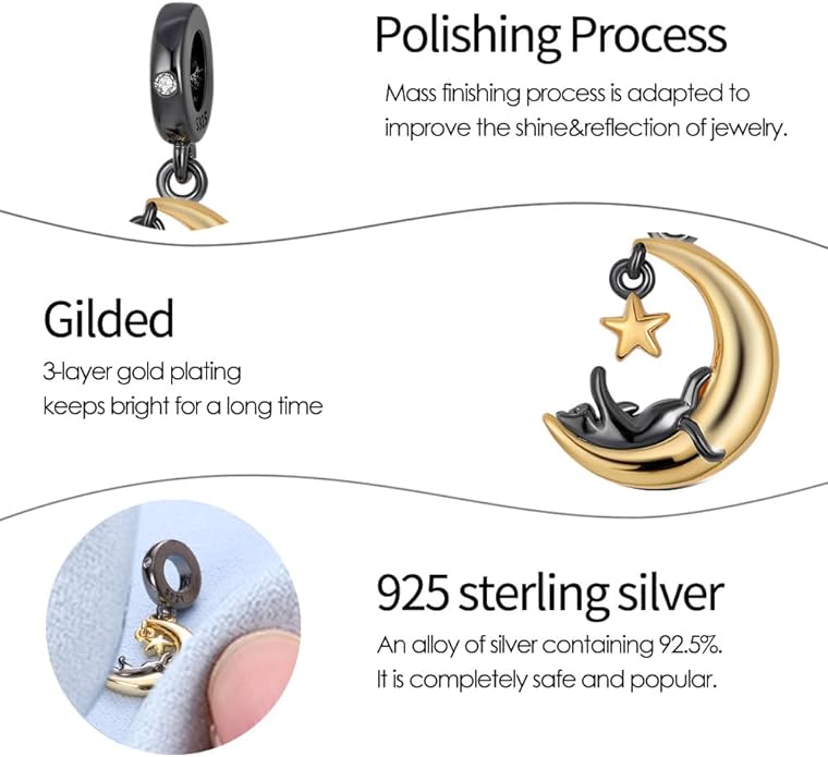 925 sterling silver bracelet necklace pendant, women's jewelry, a charming pendant suitable for matching the original bracelet, perfect for parties, birthdays, and as a jewelry gift