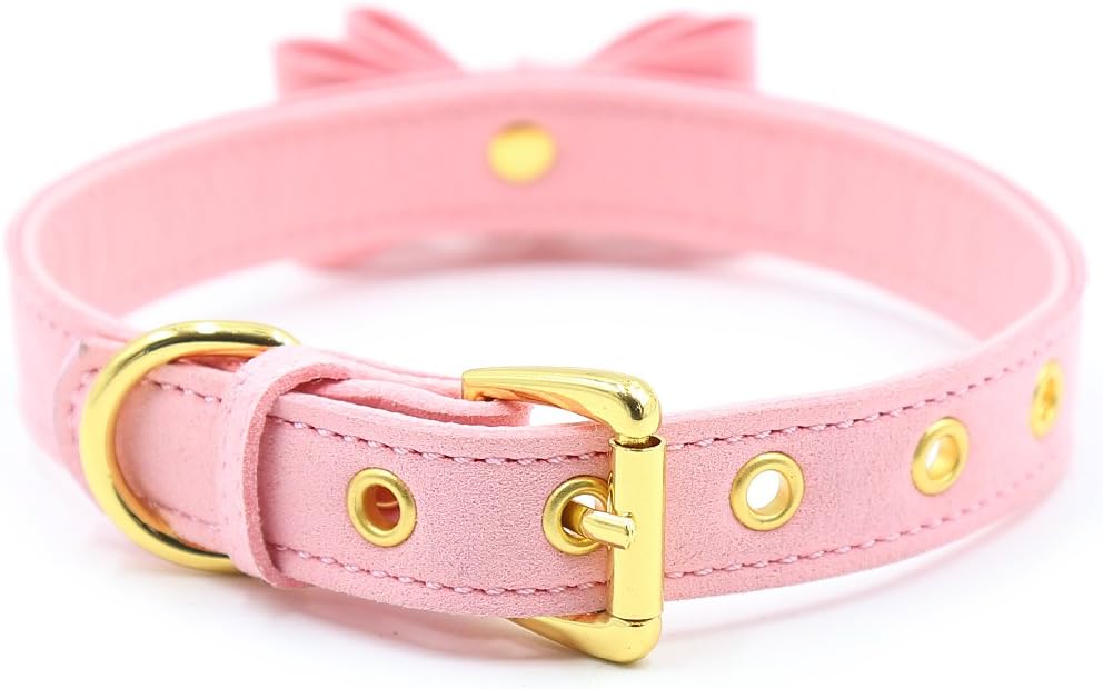 Bell Choker Collar Necklace Lolita Bow Collar Cat Kitty Velvet Necklace