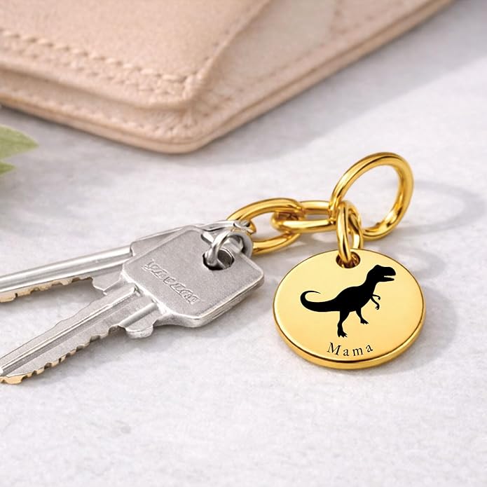 SM Design Mama Animal Charm Set – Set of 4 Stainless Steel Charms – Motherhood & Family Keepsake Jewelry Charmss